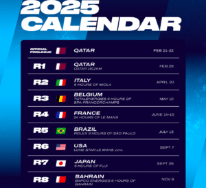 Rivelato il calendario FIA WEC 2025